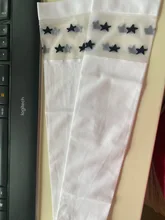 Calcetines blancos hasta la rodilla de algodón para niñas, calcetines largos de dibujos animados, estrella, corazón, de Rayas Diseño, Princesa, 2 a 12 T