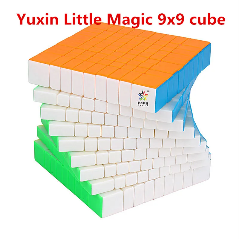 

Yuxin Little Magic 9x9x9 Speed Cube Little Magic 9x9 Magic cube Zhisheng 9x9 Puzzle Magic cubo YUXIN 9x9 cube Puzzle Toy