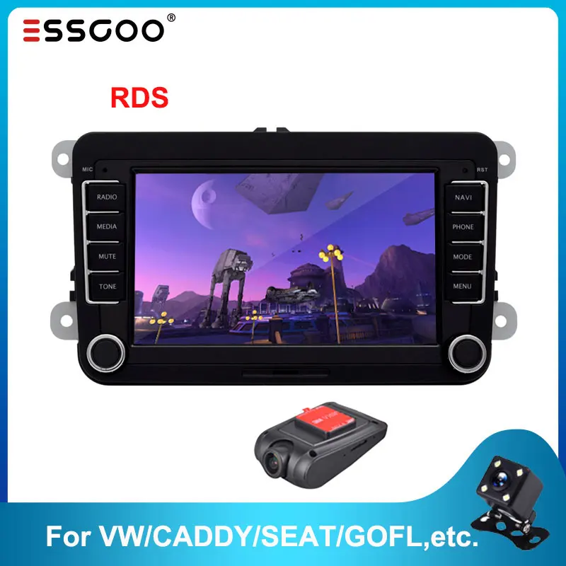 Автомагнитола Essgoo для Volkswagen мультимедийный плеер на Android с 7 &quotэкраном GPS MP5