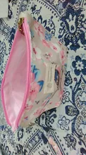FUDEAM-bolsa de viaje con patrón de pájaro y rosa para mujer, bolsa de almacenamiento de artículos de tocador, organizador de Impermeable bolsa de cosméticos, portátil