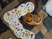 Tarjetas de juego para niños, juguetes con números de animales, garabatos, tarjetas de juego con movimiento rápido, caja de metal