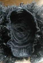 Leeons-extensiones de cabello Natural, coleta con cordón, cola de caballo, pelo sintético rizado, cola de caballo