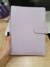 Carpeta de archivos recargable para Notebook, funda para Bloc de notas, carpeta de cuero, suministros de oficina, novedad