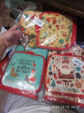 Party-Decoration-Supplies Gloves Kitchen-Mat Dining Christmas-Baking Natal Xmas New-Year