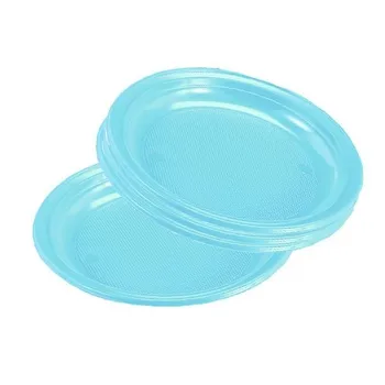 

Pack of 10 Celeste economic dishes for birthday party decoration, communions, anniversaries, first birthday children