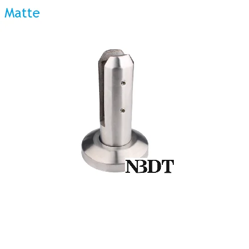 Round Matte 304 нержавеющая сталь литой зажим для скобы кронштейна бассейн балкон забор ветровое стекло балюстрада лестничные перила стекло золото черный - Цвет: Round Matte