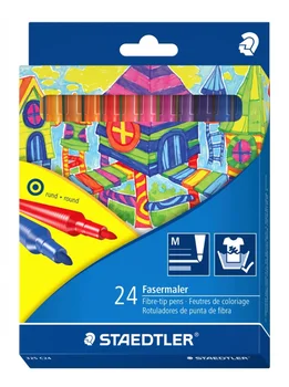 

Set of markers Staedtler Noris, 24 colors, cardboard packing 24 colors