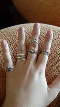 IF ME-Conjunto de anillo de serpiente para dedo Vintage para mujer, anillos para articulaciones de nudillo de Metal étnico geométrico, joyería femenina