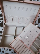 Joyero de terciopelo de doble capa, caja de almacenamiento de joyería europea de cuero de alta capacidad, soporte de joyería de gran espacio, caja de regalo