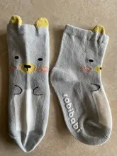 Warmom-Calcetines de dibujos animados en 3D para niños recién nacidos, antideslizantes, suaves, cálidos, para niños de 0 a 3 años