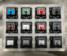 Acrylic Keyboard Tester Plastic Keycap Sampler for Cherry MX Switches