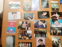 K-POP 54 unids/set Corea del Sur los grupos Bangtan niños Lomo tarjeta cartel nuevo álbum PhotoCard tarjetas Banner de pared JUNG KOOK JIMIN SUGA