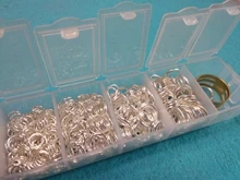 420 unids/caja kit para hacer joyas, collar, cadena, ganchos del pendiente del alfileres de cabeza saltar anillos langosta cierre DIY conjunto de fornituras para joyería suministros