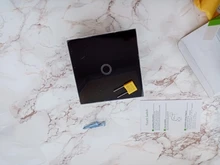 Interruptor de luz táctil de pared estándar de la UE, toma de corriente de pared, Sensor, Panel de cristal blanco, con retroiluminación LED, AC220V