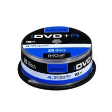 DVD+ R INTENSO 4111154 16x4,7 GB 25 шт