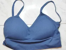 Yoga Fitness las mujeres las niñas deporte de algodón de moda de las mujeres Bra Tops transpirable deportes Yoga correr Sujetador Deportivo