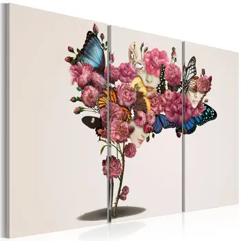 

Table butterflies, flowers and Carnival