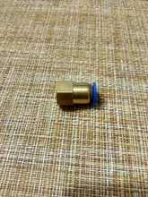 Conector de tubería de aire de 10mm, 12mm, 8mm, 6mm, manguera de 1/8 , 3/8, 1/2 , BSP, 1/4, rosca hembra de latón, conector neumático, empalme rápido