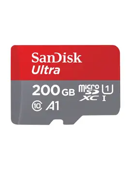 

SanDisk Ultra-flash memory card (microSDXC to SD adapter included)-200 GB - A1 / UHS Class 1 / Class10 - microSDXC U