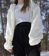 Cremallera de invierno de damas de alta calidad de moda Harajuku estilo de manga larga de lana grande Sudadera con capucha y cuello redondo Sudadera con capucha venta al por mayor