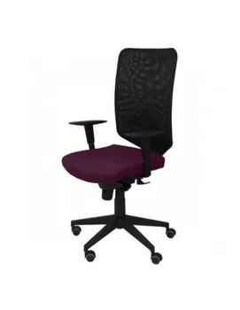 

OFFICE CHAIR MODEL OSSA BLACK FABRIC BALI PURPLE