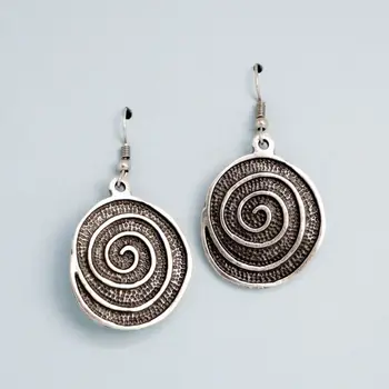 

Women's spiral earrings (53868)