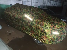 Kayme cubierta para coche portadas de coche de camuflaje al aire libre de protección solar a prueba de agua reflector polvo lluvia nieve protectora suv sedán completo