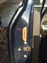 4 unids/set Puerta de coche pegatinas Universal de la seguridad advertencia Mark abierto de cinta reflectante de Exterior de la bici de la motocicleta pegatina para casco