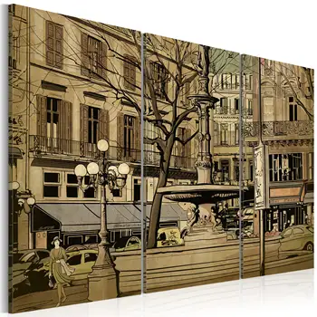 

Table Fountain Parisian in sepia-120x80