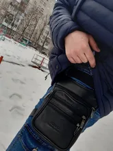 Bolsa cartuchera de cuero genuino para hombre, bolso cruzado, riñonera cinturón, cadera, viaje, motocicleta, bandolera mensajero