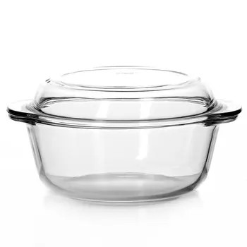

Casserole for microwave "pasabahce" with lid, 1,45 liters.