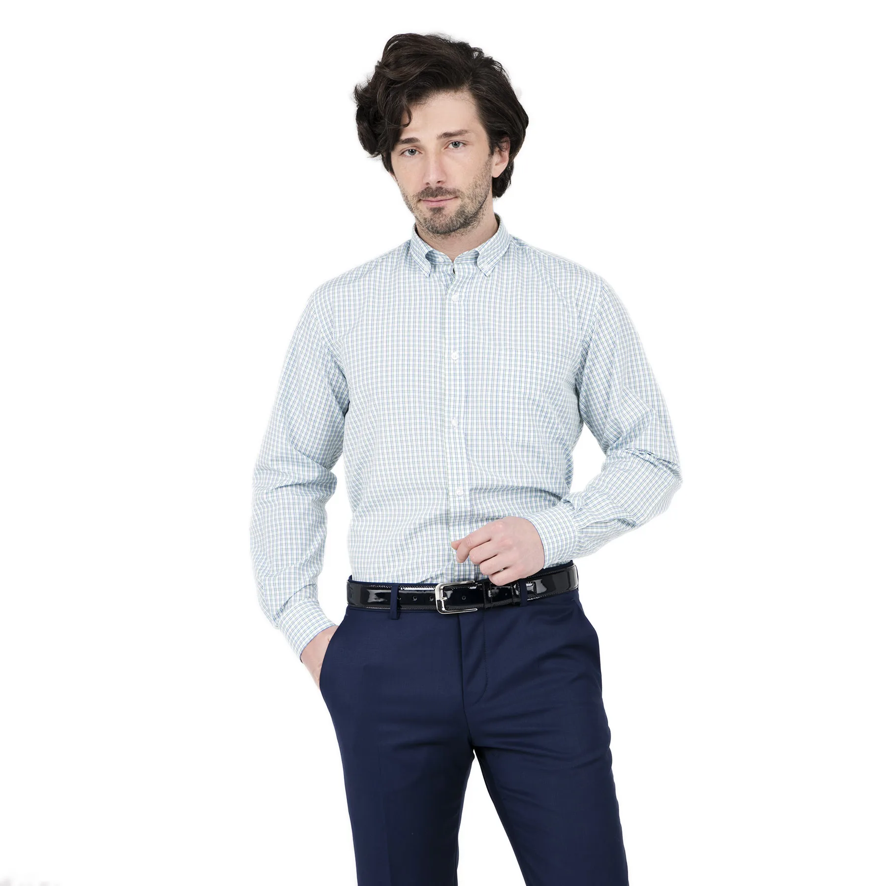 ABBATE Мужская рубашка с длинным рукавом 1GM91UK1267R 820