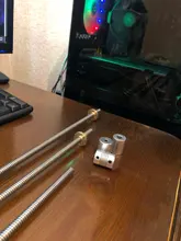 Lead-Screw Trapezoidal-Rod Thread 3d-Printer Brass Lead1mm 8mm T8 CNC with Nut THSL-300-8D