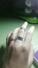 Anillo con forma de cadena chapado en oro para mujer, sortija Vintage gótica, anillo Midi grueso, regalos accesorios de joyería antiguos para mujer