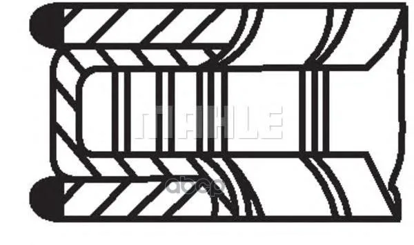 015 61 N1_кольца Поршневые! D87.5x1.2x1.2x2.5 0.25(1) Ford Foc