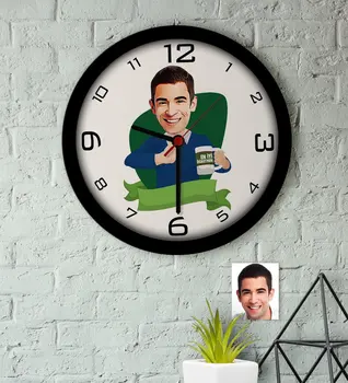 

Personalized Men 'S Best Teacher Caricature Of Wood Wall Saati-1