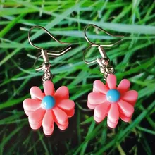 Charms Pendants Earrings Jewelry-Accessories Key-Chains Sun-Flower Diy-Decoration Little-Daisy