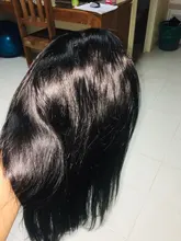 Rosabeauty 28 30 pulgadas peruana 4x4 13x4 cierre Frontal de encaje pelucas de cabello humano Pre arrancado con el pelo del bebé recto peluca Frontal de encaje