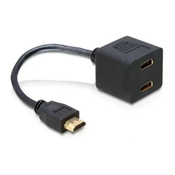 HDMI в 2x HDMI адаптер DELOCK 65056 20 см
