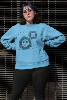 

Angemiel Wear Stars And Suns Blue Women Sweatshirts