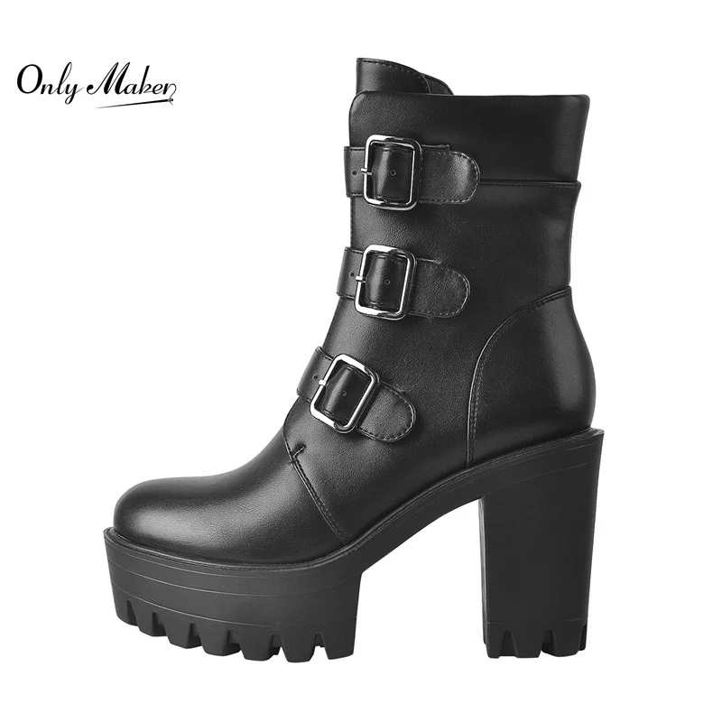 Onlymaker Platform Boots Ankle Boots 