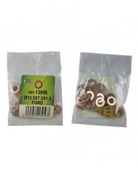 

JBM 13956 BAG 30 COPPER WASHERS FOR INJECTORS-Ø 13.5x7.5x1.5-FORD (REF. 53464)