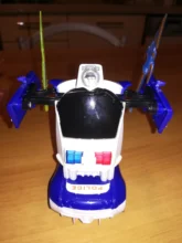 Coche de juguete transformable 2 en 1 para niños, Robot transformable de transformación, juguete para regalo