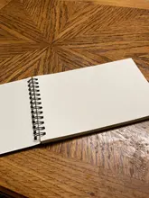 Papel de bobina espiral Vintage para dibujo y pintura de grafiti Kraft, cubierta dura para bocetos para estudiantes material escolar, 50 hojas, 1 ud.