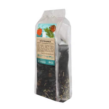 

Tea Tea Library "strawberry with rosemary, black Indian tea and cones", 100 gr.