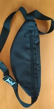 TINYAT-Riñonera casual de lona para hombre, cangurera masculina de de lona, bolso de cinturón para llevar teléfono móvil, de color negra