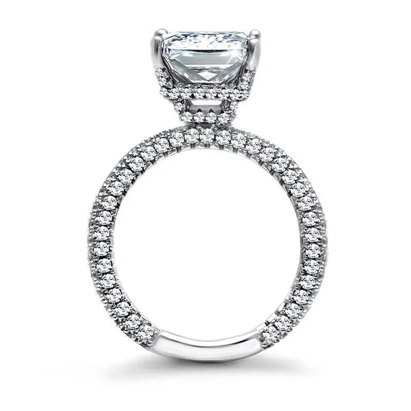 Sunduk ring in silver with a large stone in the style of a count afbeelding