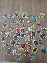 50 Uds de dibujos animados pegatinas Marvel bien los Vengadores etiqueta engomada impermeable equipaje Skateboard guitarra portátil pegatinas juguete de niño