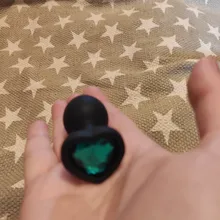 Juguetes sexuales de silicona con forma de corazón para hombres y mujeres, masajeador de próstata, tapón Anal, joya extraíble, decoración para pareja Gay