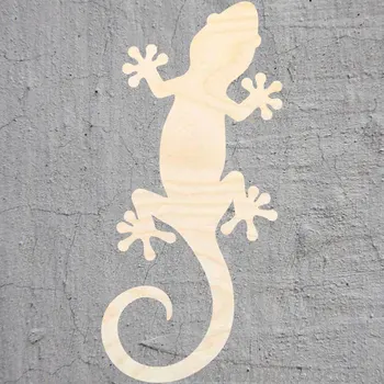 

gecko silhouette Laser Cut Out Wood Shape Craft Supply Unfinished Cut Art Projects Craft Decoration Gift Decoupage Ornamente